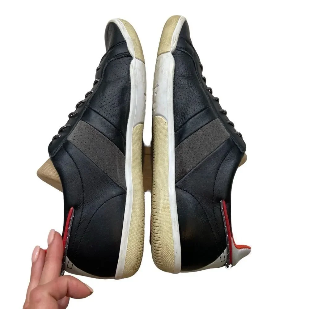 Plae Brand Mulberry Black Leather Sneakers Size 10.5 Men, Size‎ 12 Women